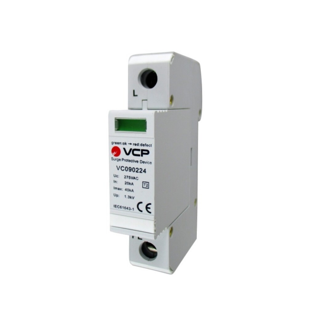 Descargador Atmosferico de Baja Tension Spd 1P 40KA,275V