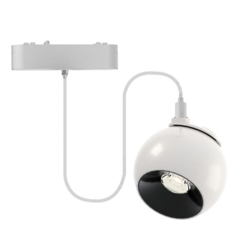 Colgante LED Magnetico Semi Esfera 12W 3000K 24º Blanco