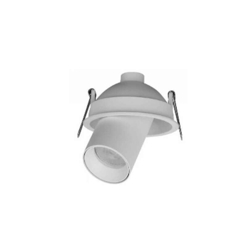 Spot Cabezal Emb. Movil 1L GU10 Blanco