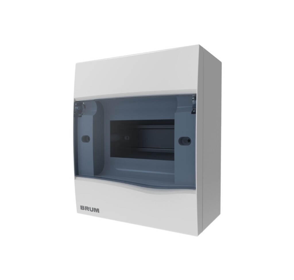 Tablero Ext Plastico P/5 TM Transparente BRUM