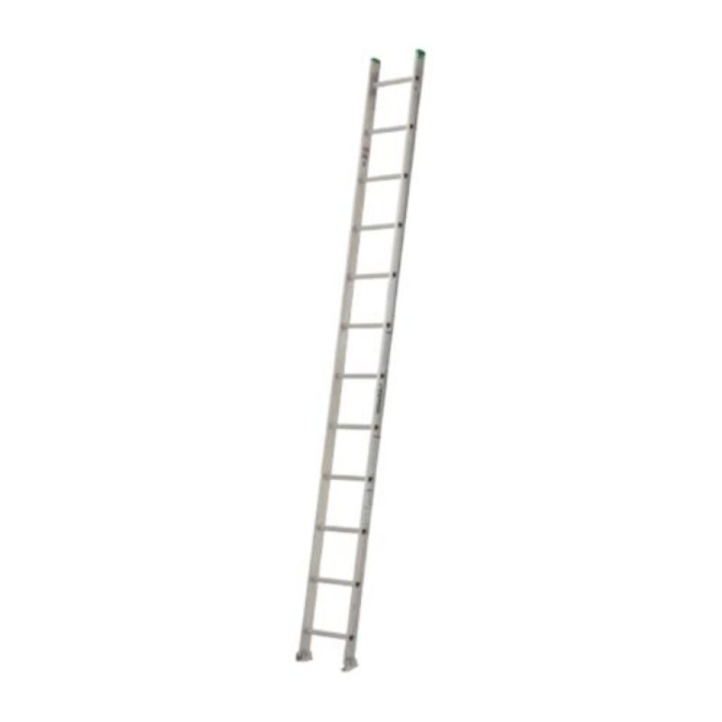 Escalera Simple de Aluminio de 12 Peldaños 3,42M