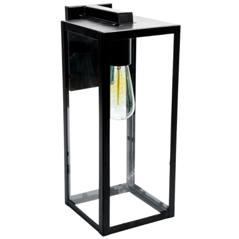 Farol 1L C/ Mensula Coni NG E27 Chico Chapa/Vidrio