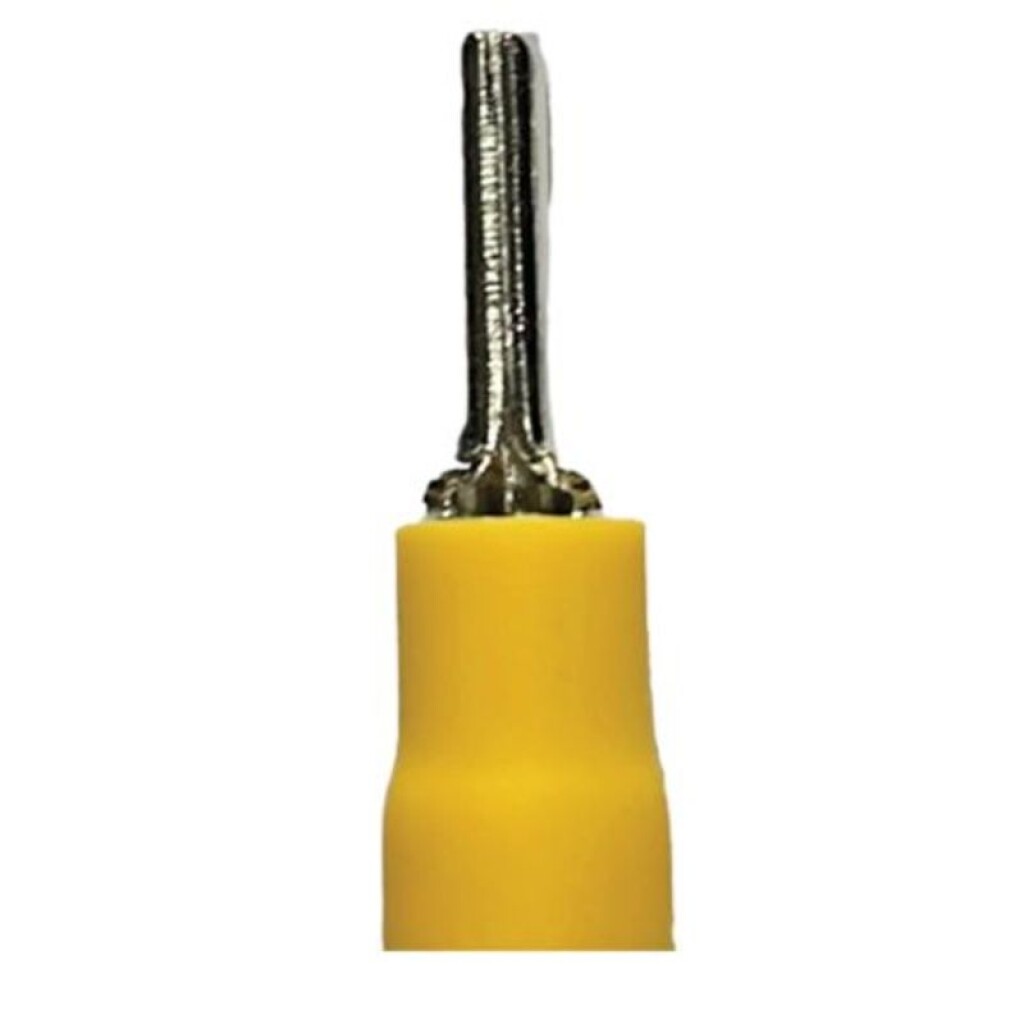 Terminal Preaislada Pino 4MM2 - 6MM2 Amarillo
