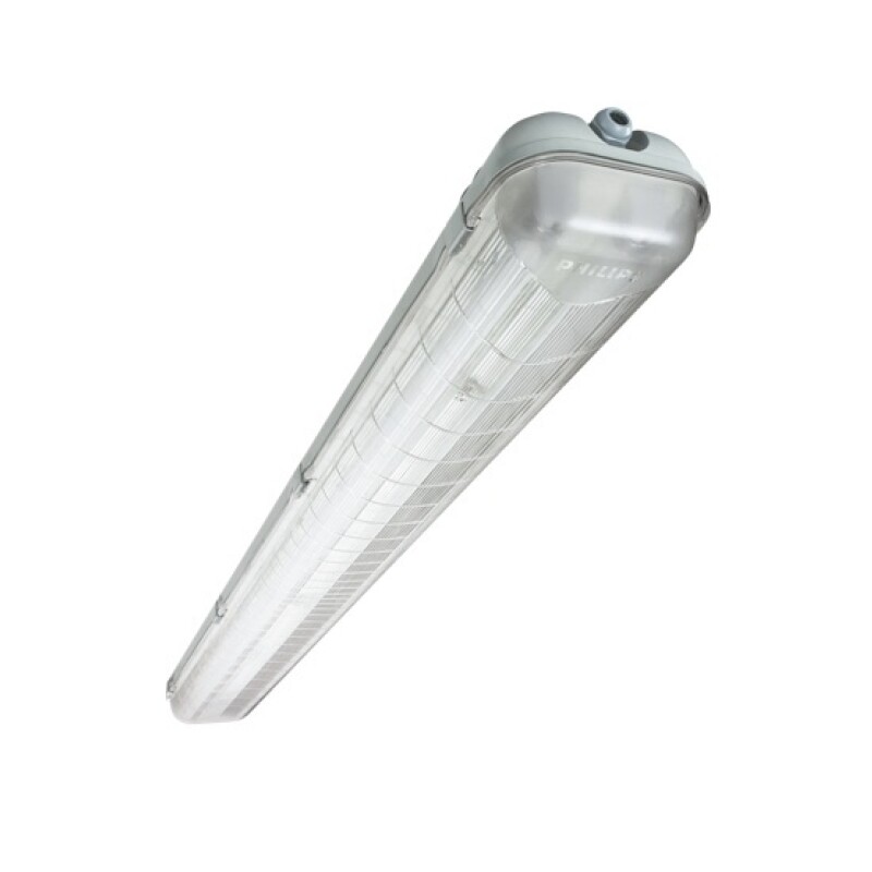 Artef. Ado. Estanco Policarbonato Acqua 2X36W sin React.