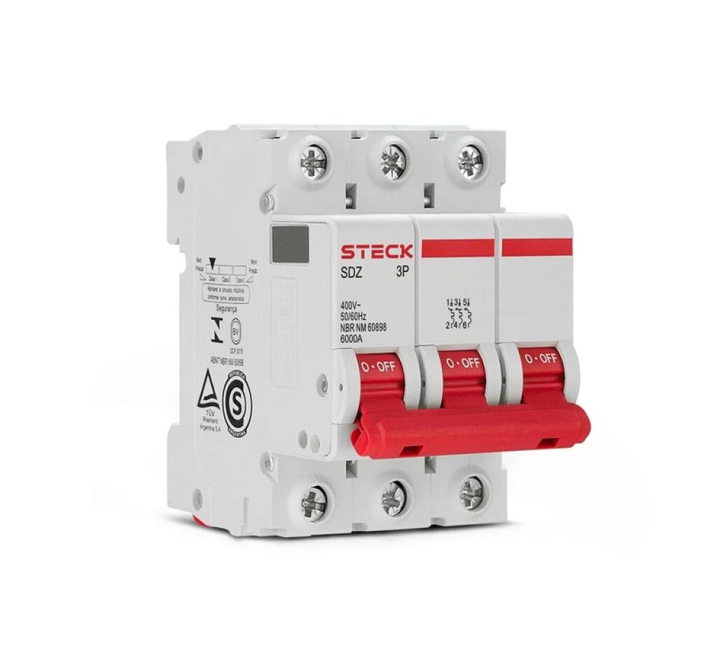 Disyuntor DIN Sdz 3X10 A 06KA