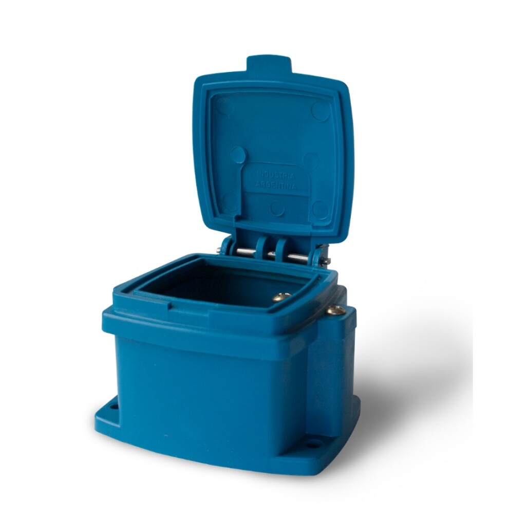 Caja Plastica Exterior P/Toma Industrial con Protección UV - 16 A.