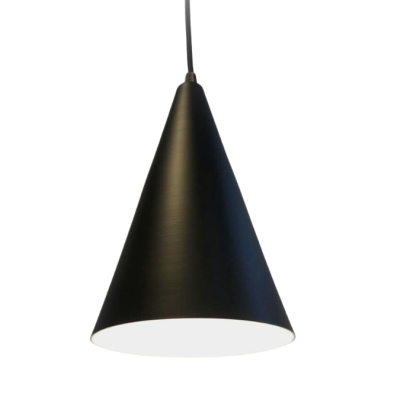 Colgante Bahamas E27 Negro Fosco