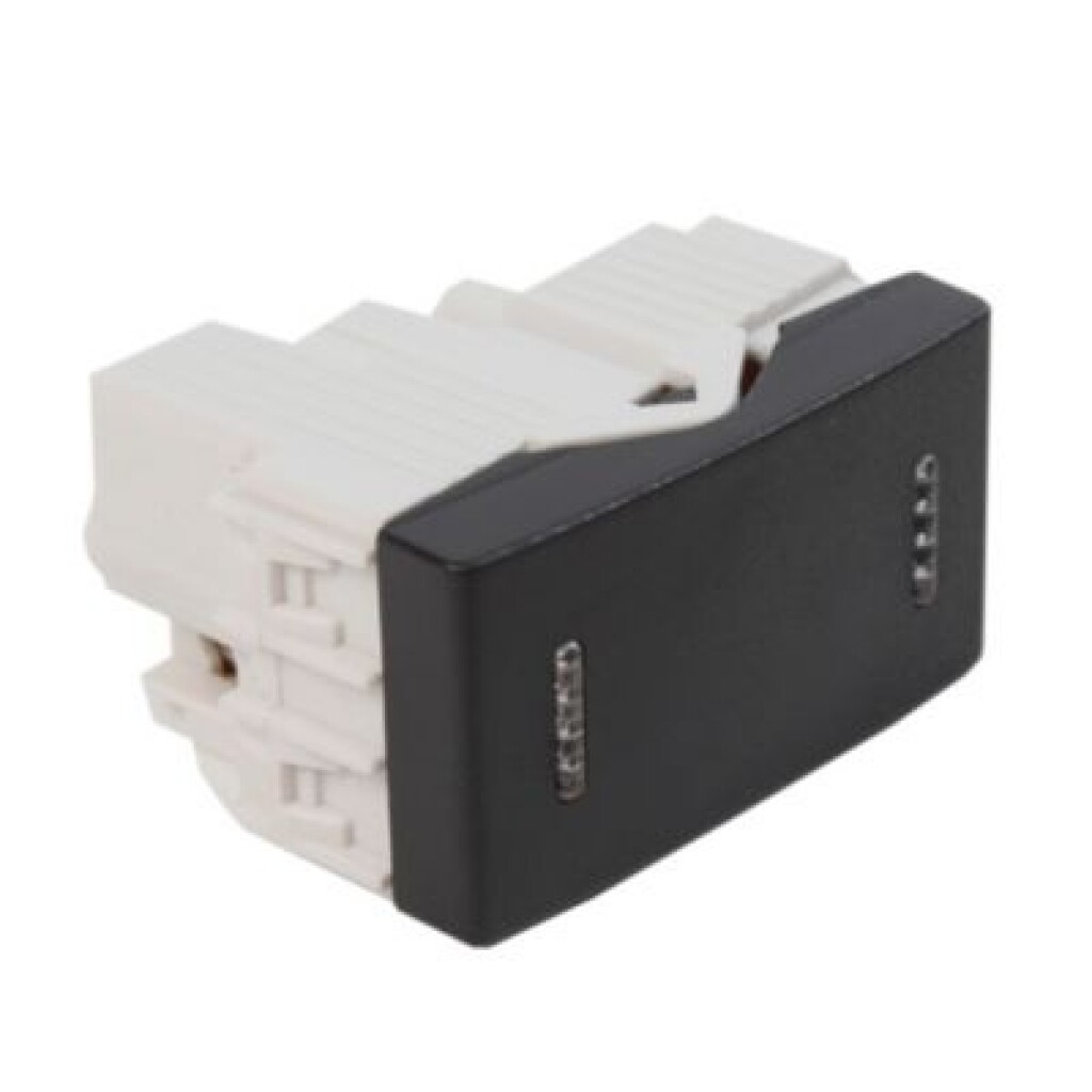 Interruptor Unipolar Combinado Negro- LM