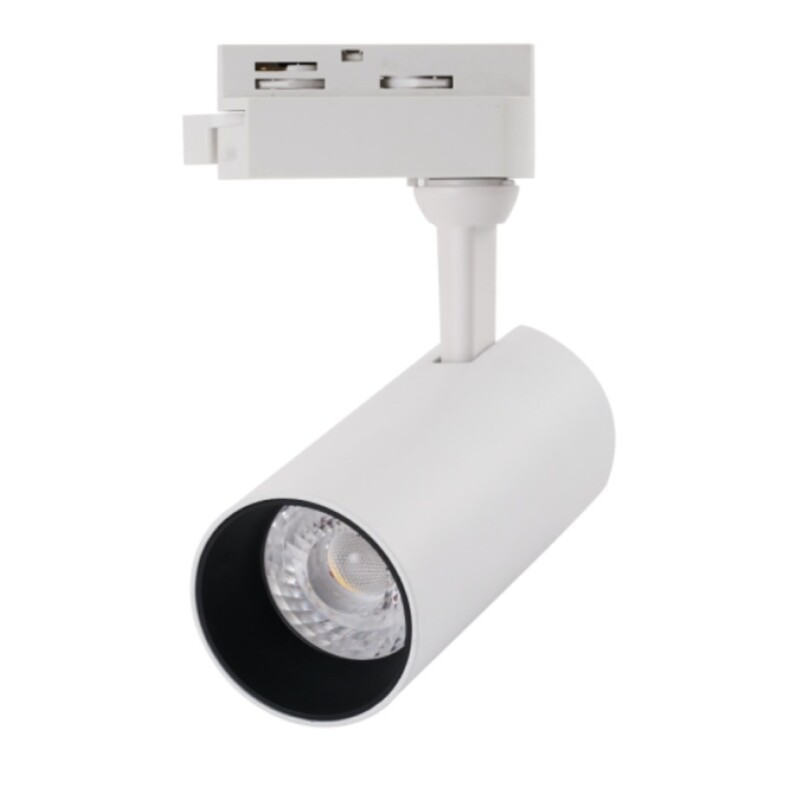 Cabezal LED P/ Riel Monofasico Alire New 24W 3000K Blanco 24G