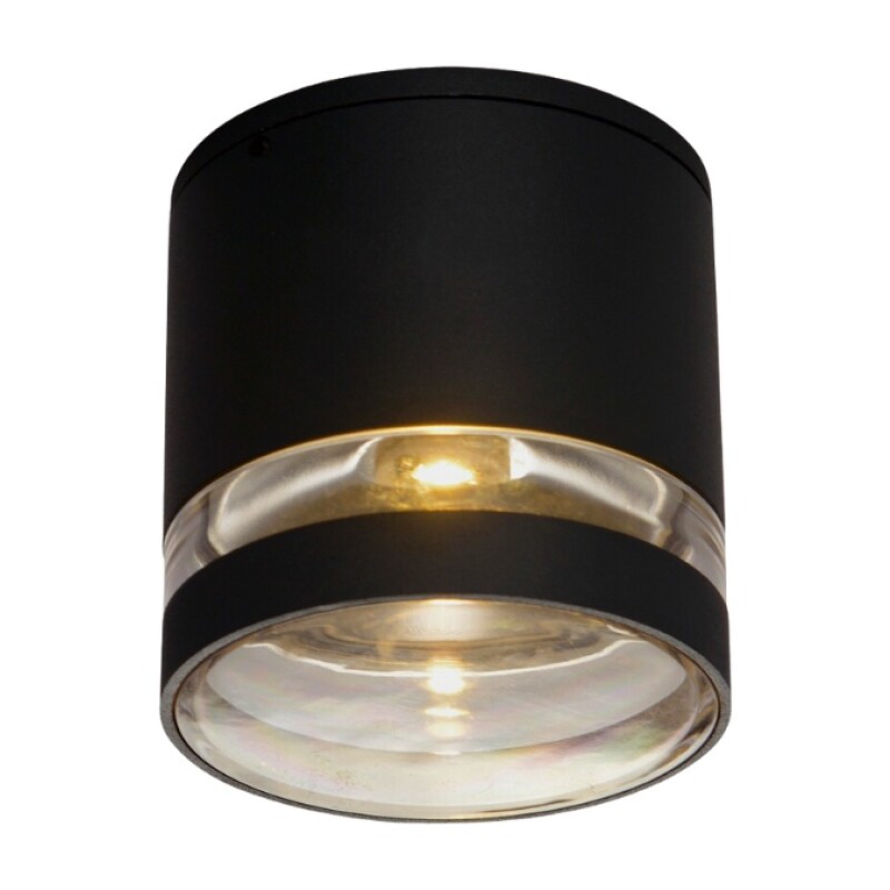 Plafon de Ado. LED Cilindricoroma 6W 3000K IP54 Gris Grafito