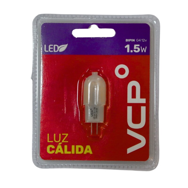 Lampara LED Bipin 1,5W 12V G4 NO Dimmerizable