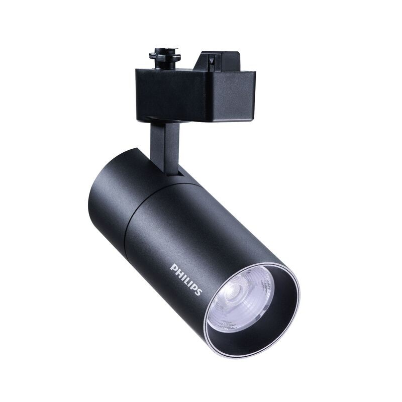 Cabezal LED 20W para Riel PHILIPS 3000K ST033T G2 Negro