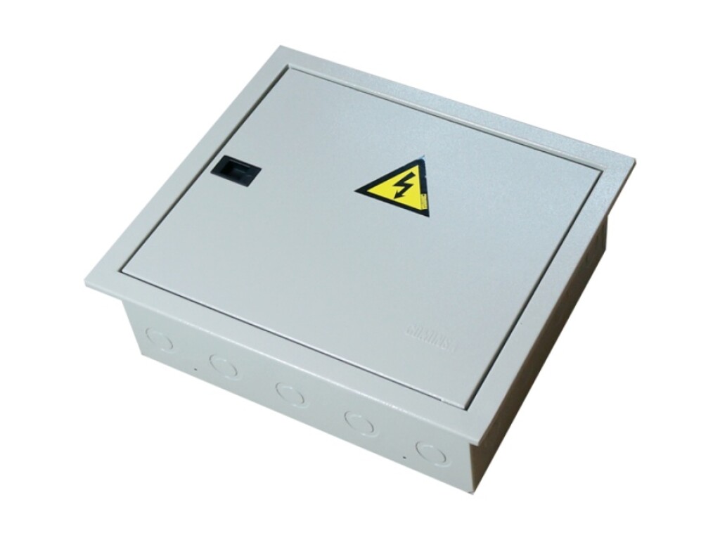 Tablero Emb. Metal DIN 12TM C/Barra Rstn +T < 63A