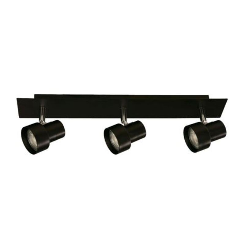 Aplique 3L Dante GU10 Negro