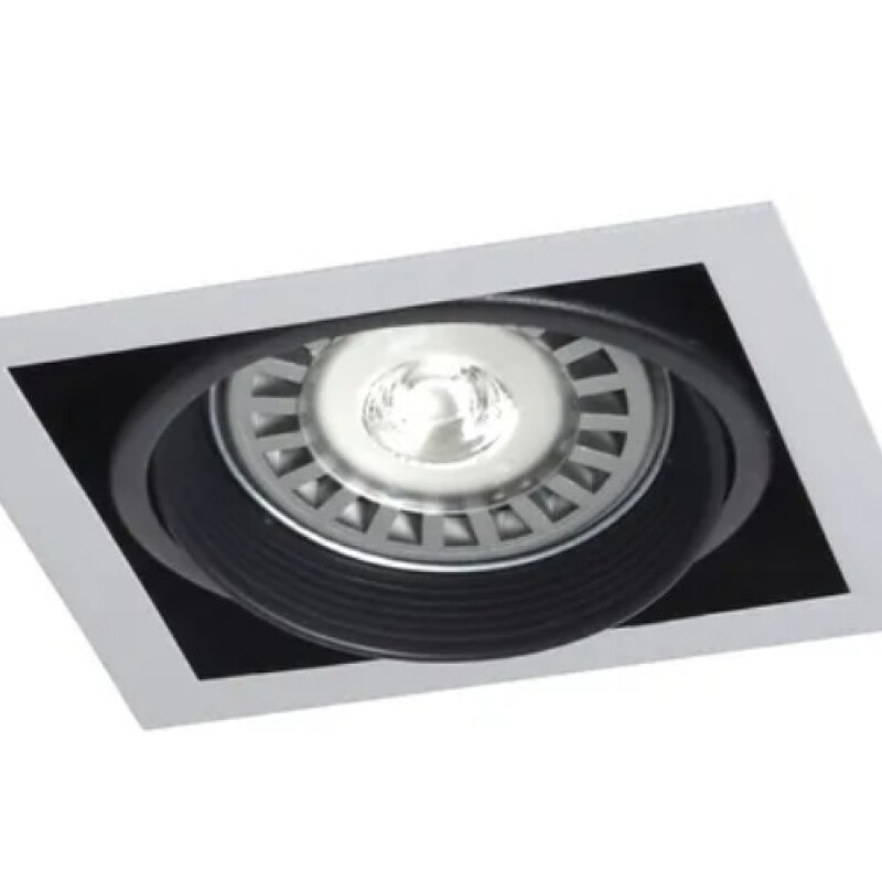 Spot Emb 1 Luz Tetris Blanco AR111 18X18
