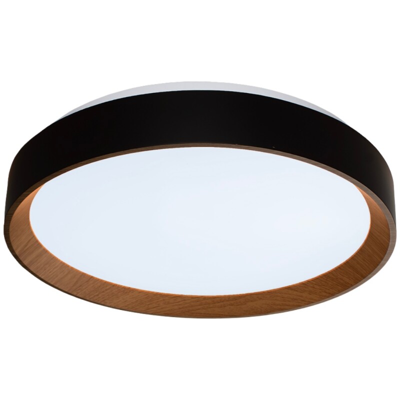 Plafon LED Arbos 24W D38CM Negro