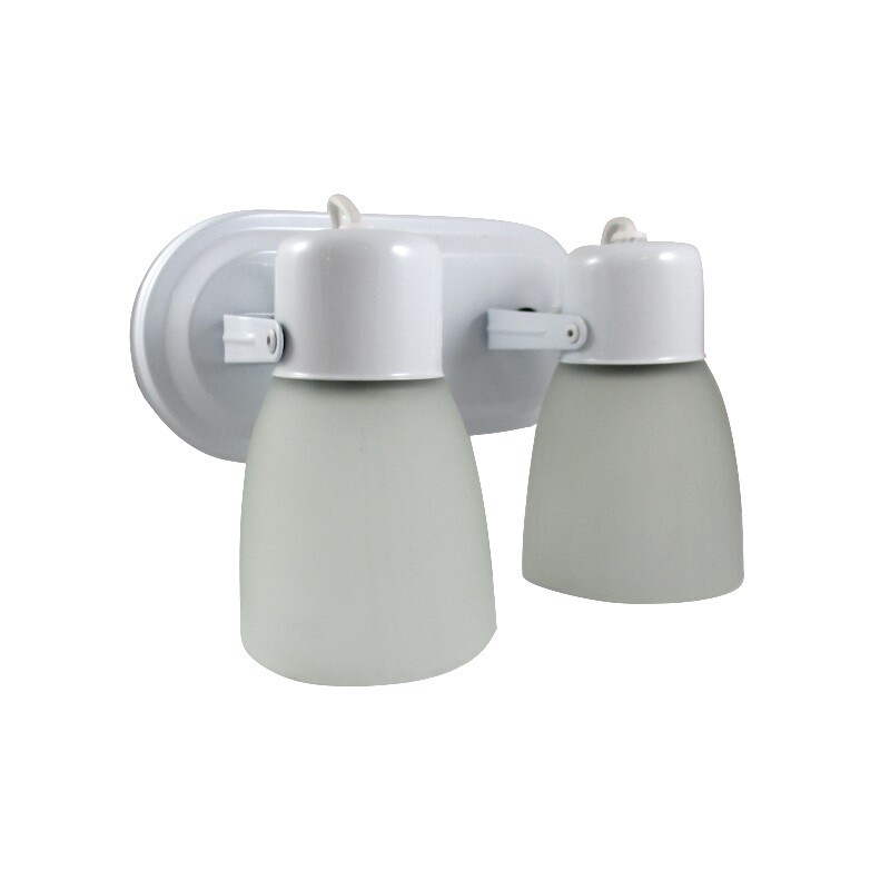 Aplique 2 Luces C/Tulipa Belen Blanco E27