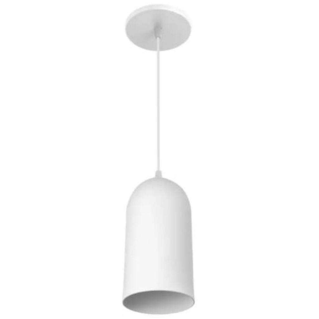 Colgante Domo 1L E27 Blanco Opaco