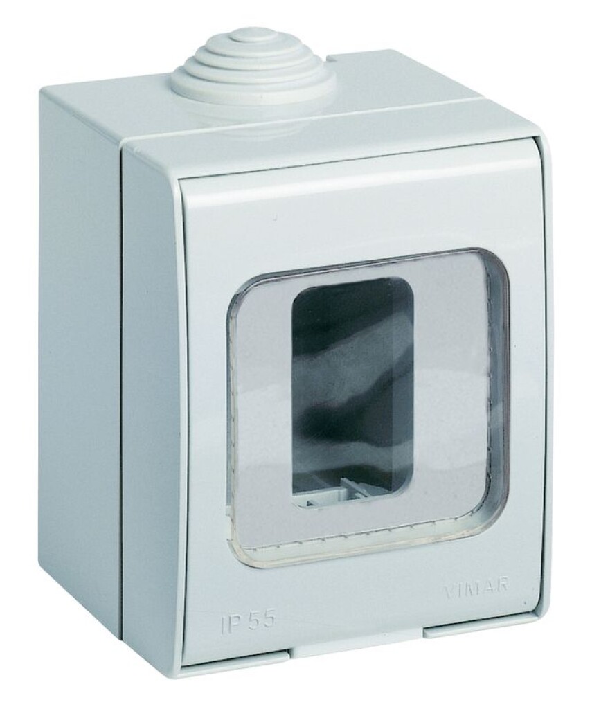Caja Ext. Plastica 1 Modulo C/Membrana VIMAR Linea Clasica