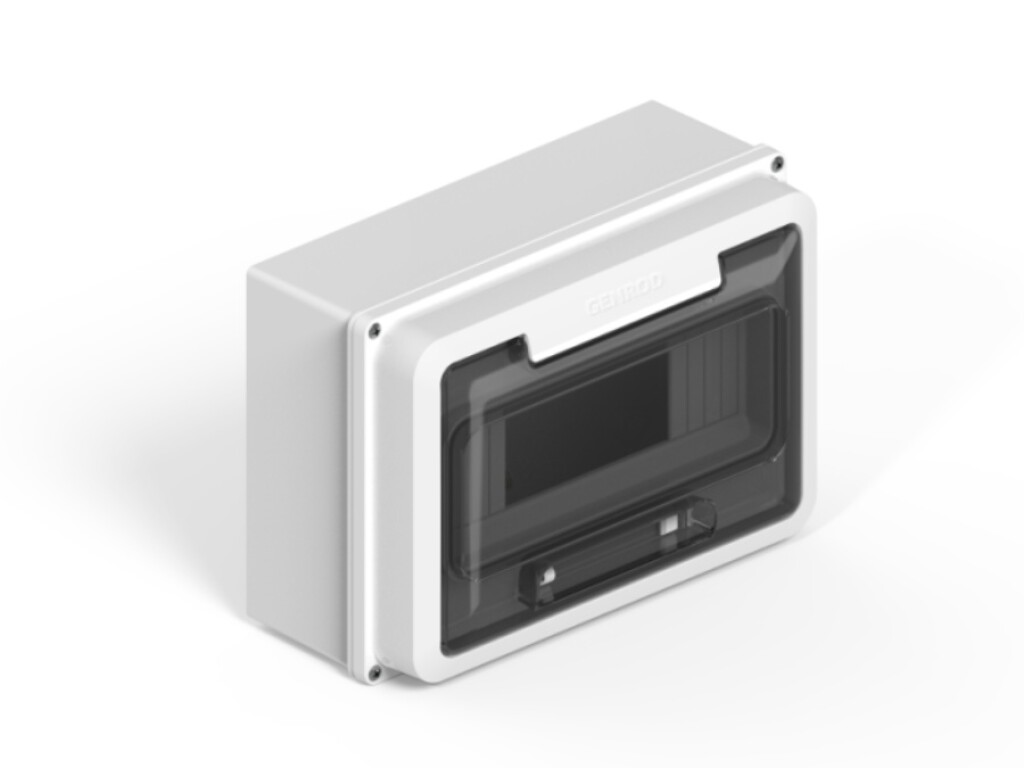 Tablero Ext. IP65 p/9 polos DIN -Blanco GENROD
