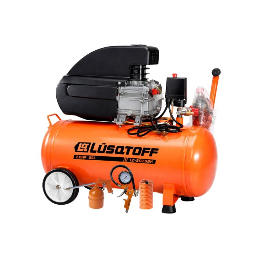 Compresor Aire Mando Directo 2HP 25L 220V-50HZCON Kit de Pintura