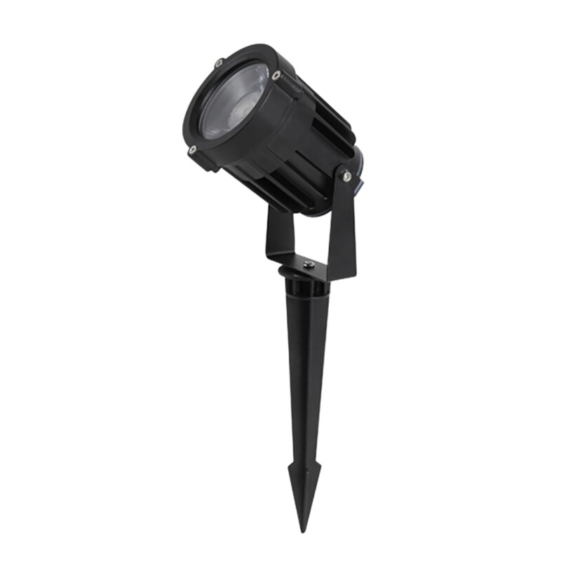 Proyector LED Espeto 10W 24G 3000K Alum Negro