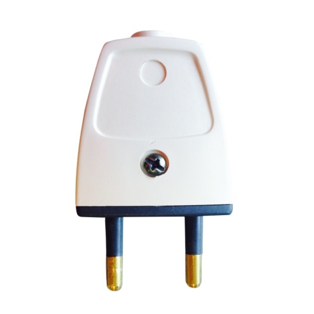 Ficha Macho 2X10A K Marfil