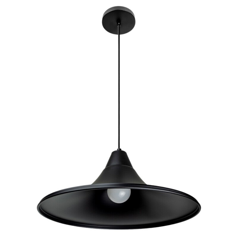 Colgante Teo E27 Negro 38CM