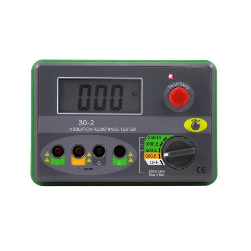Megometro DY30 (0,01 MO - 20 Go) 500/1000/2500V DC