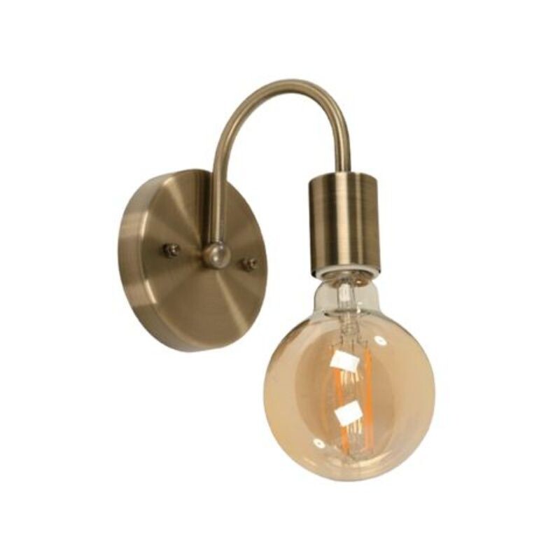 Aplique 1L Nicole E27 Bronce Antiguo