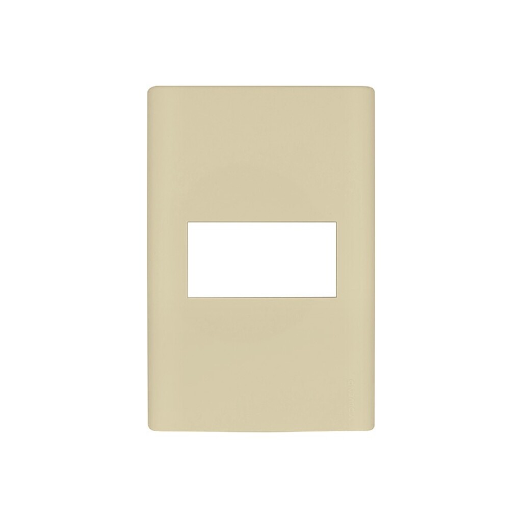 Placa Reggio UP C/Bastidor 1 Mod Marfil