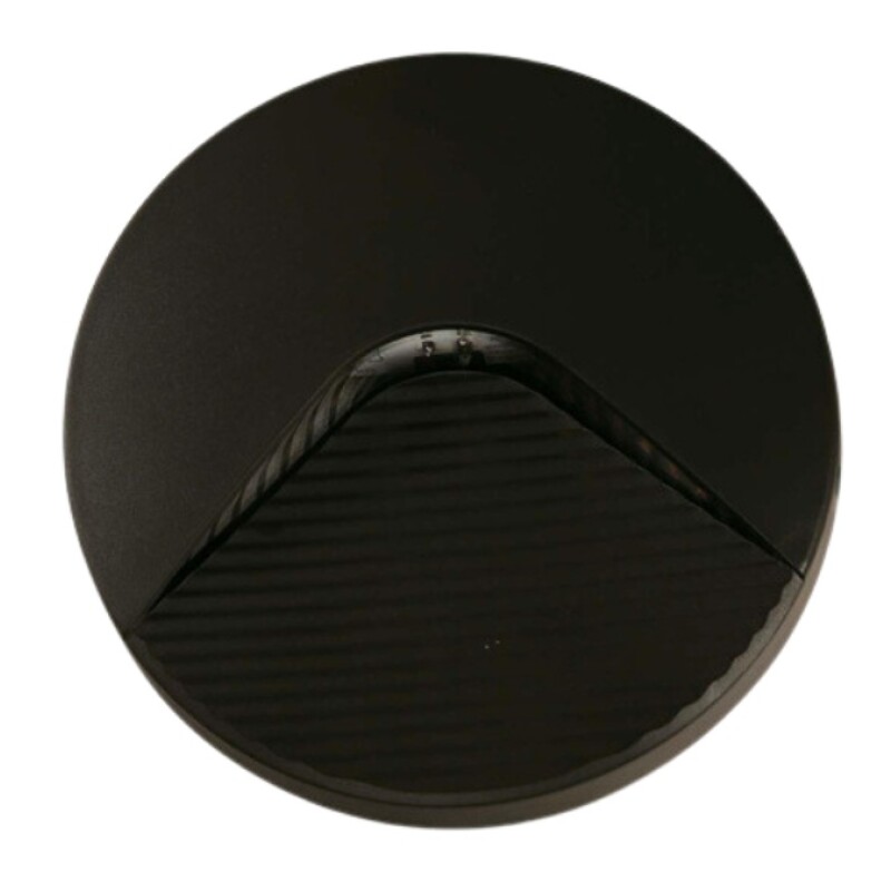 Aplique Escalera 2W Redondo Negro 3000K