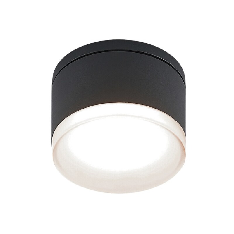Aplique Ado LED P/ Techo 10W Negro 10CM