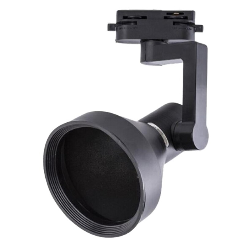 Cabezal P/ Riel Monofasico PAR30 Classic Negro D115 L140