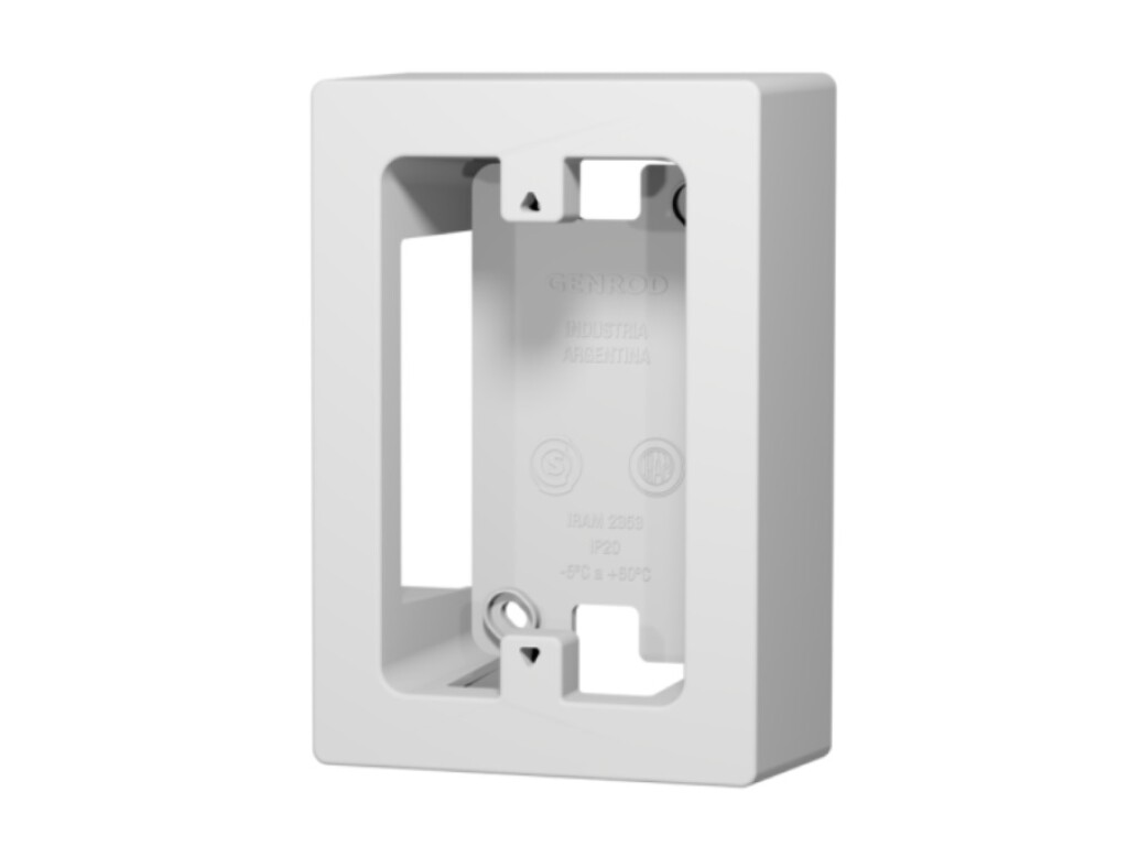 Caja Ext. Plastica P/Cablecanal 10X5CM Alta Gris