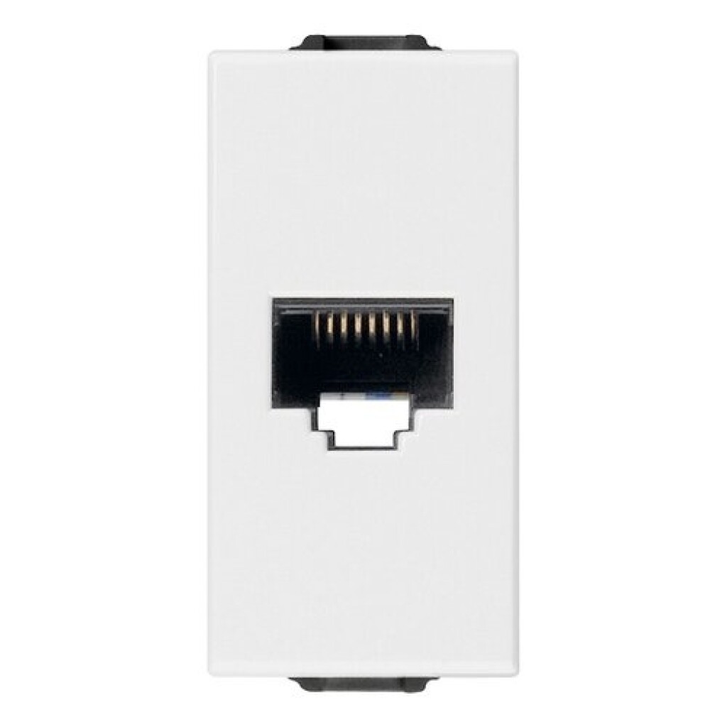 Modulo Toma P/Red RJ45 Netsafe cat5e Blanco Neve UP