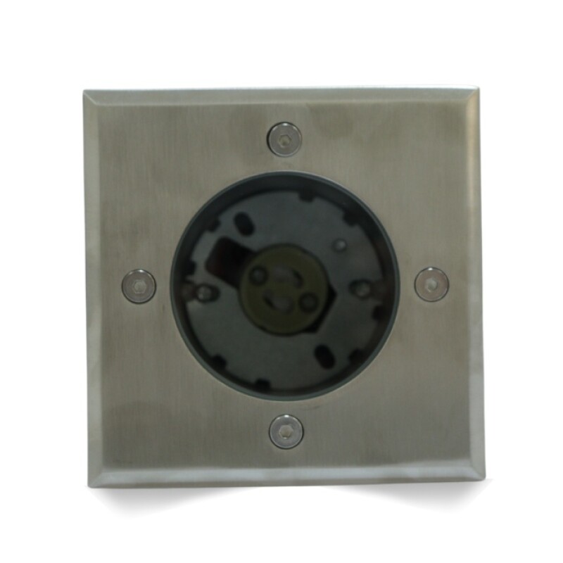 Proyector Embutir P/Piso GU10 100MM Cuadrado - NC