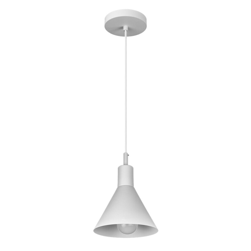 Colgante Toni E27 Blanco 18CM