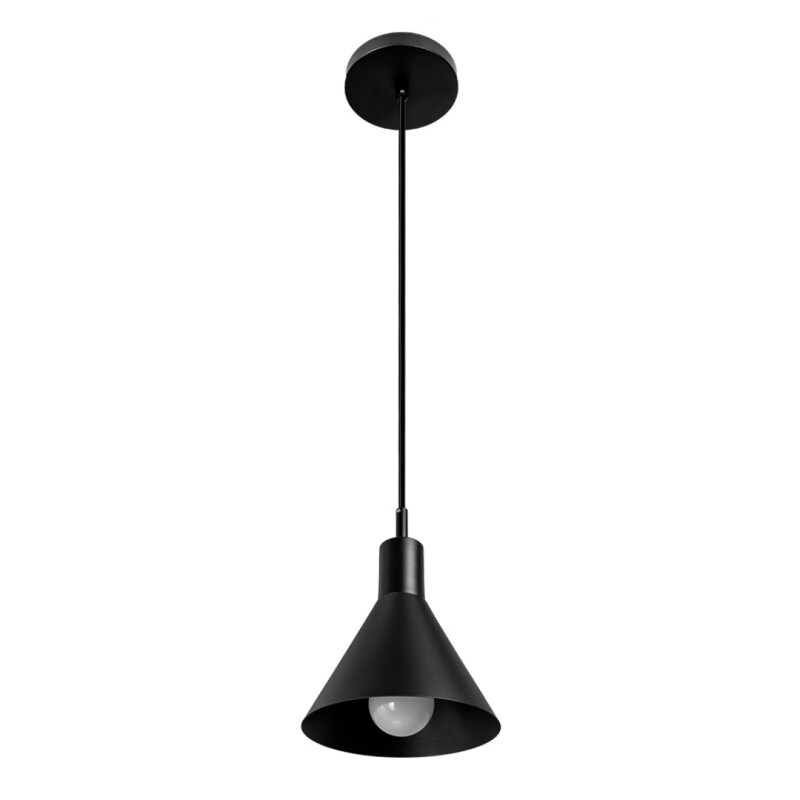 Colgante Toni E27 Negro 18CM