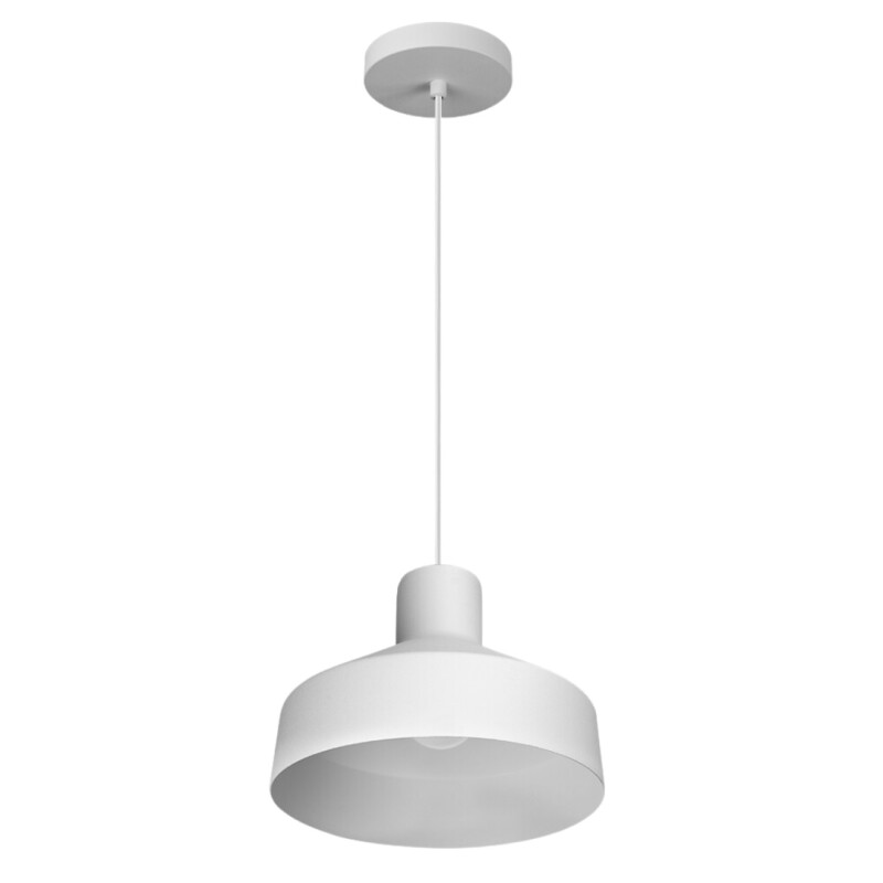Colgante Liza E27 Blanco 23CM