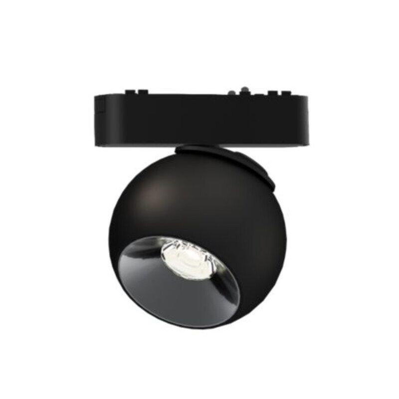 Spot Magnetico Semi Esfera 12W 3000K 24º Negro