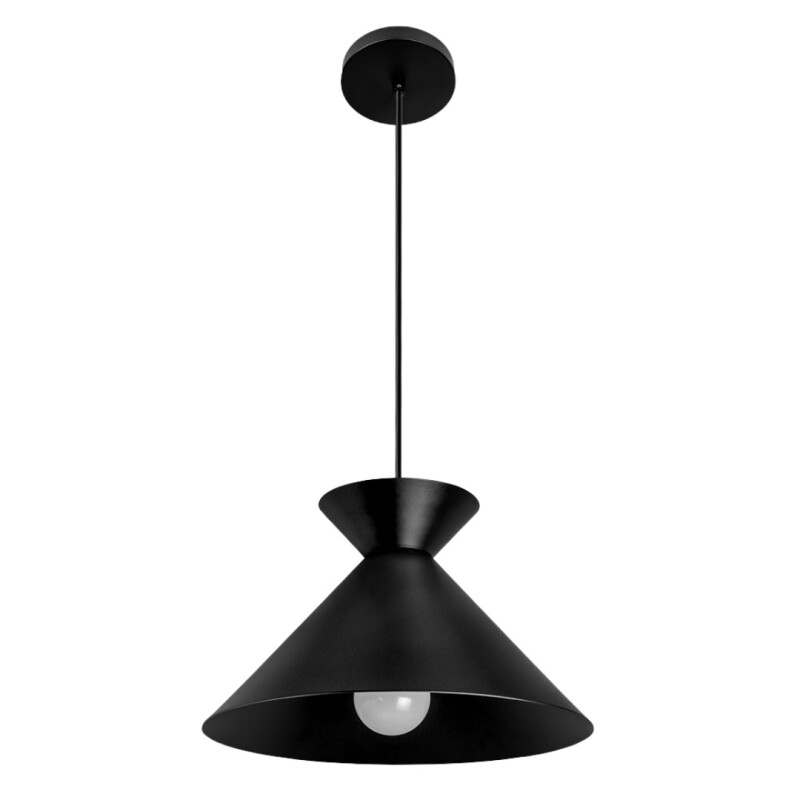 Colgante Guto E27 Negro 30CM