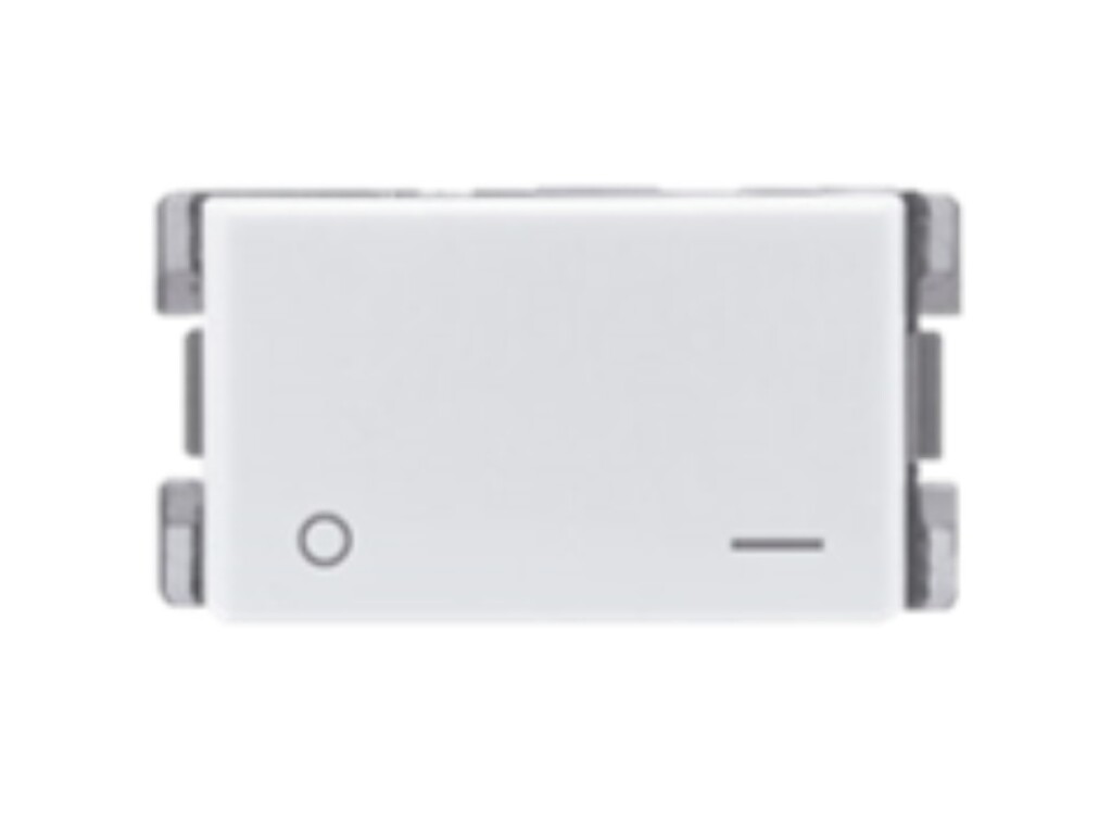 Interruptor Bipolar 10A 250V Atenea Blanco