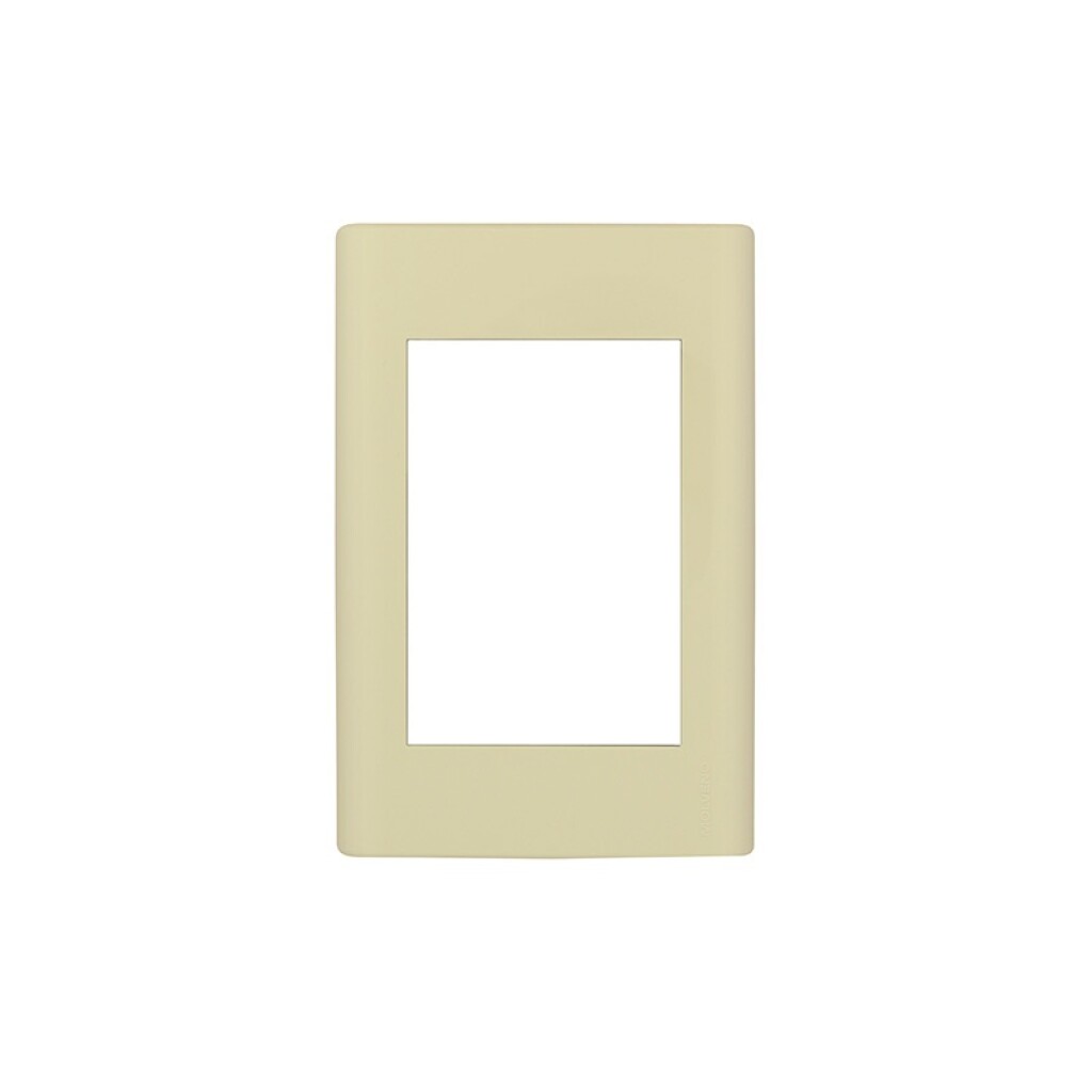 Placa Reggio UP C/Bastidor 3 Mod Marfil