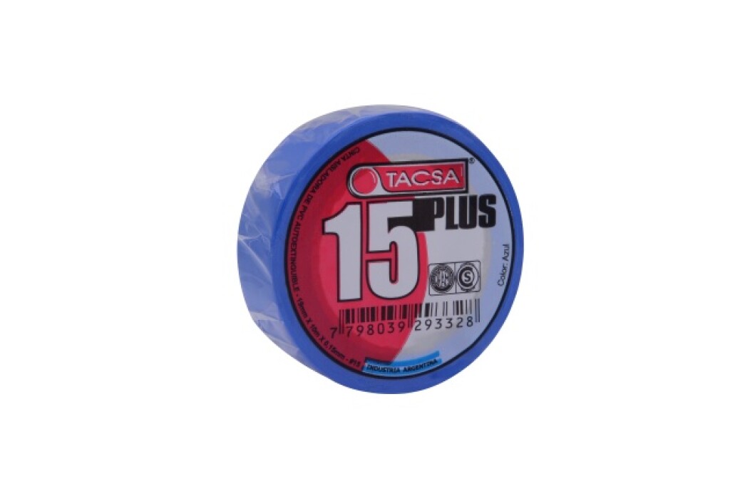 Cinta Aisladora 10,00MTS. 19MMX0.150MM Azul