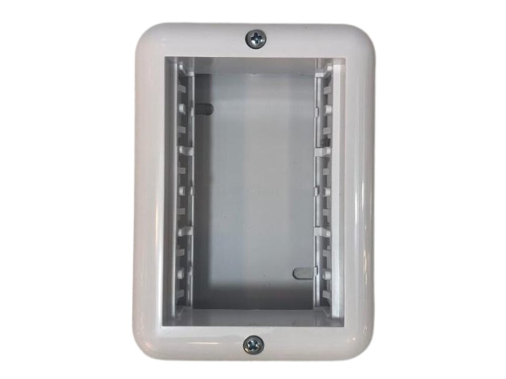 Caja Ext. Plastica 3 Modulos Blanco