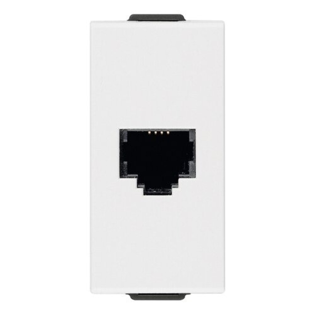 Modulo Toma Telefono RJ11 Blanco Neve UP