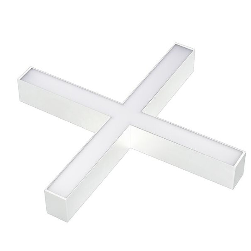 Accesorio P/ Lineal LED de Aluminio 4000K Union Cruz Blanco