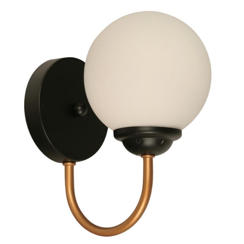 Aplique 1L Pepe E27 Dorado y Negro