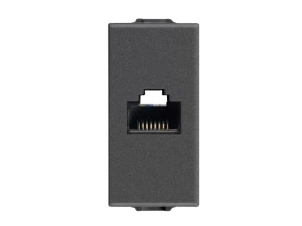 Modulo Toma P/Red RJ45 Netsafe cat5e Negro Neve UP